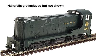 Stewart 4636 HO Central of New Jersey VO-660 Baldwin Diesel Locomotive #1043