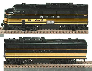 Stewart 5019 HO Denver & Rio Grande Western Diesel EMD FT A/B (Dummy) Set