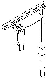Stewart 214 HO I-Beam Crane Hoist Kit