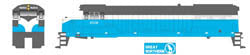 Stewart 23113 HO Great Northern Diesel GE U25B Phase 2 Powered #2506