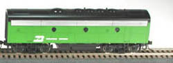 Stewart 3332 HO Burlington Northern Diesel F9B Powered Double Headlight
