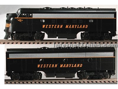 Stewart 5812 HO Western Maryland Diesel EMD F7 Phase II A/B Set