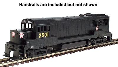 Stewart 7207 HO Pennsylvania Railroad Diesel GE U25B Phase II Powered #2501
