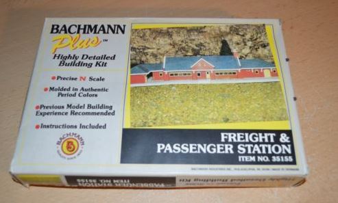 Bachmann 35155 N Freight & Passenger Station Building Kit
