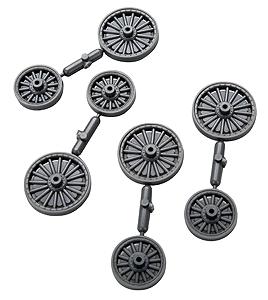 Grandt Line 5306 HO Sunburst Circus Wagon Wheel Type (Set of 2)