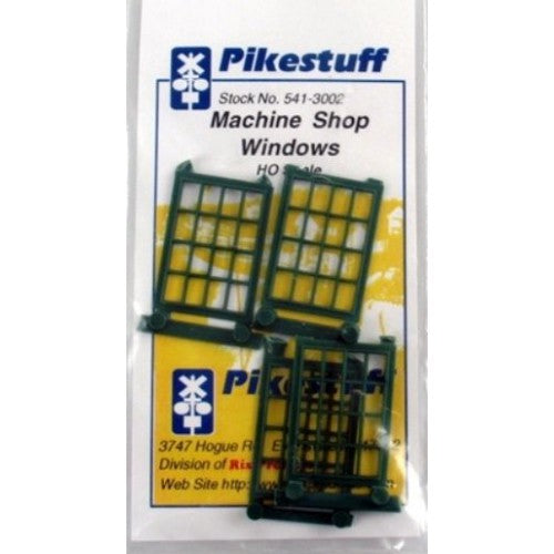 Pikestuff 541-3002 HO Machine Shop Windows