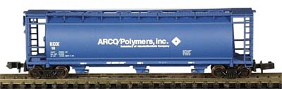 Bowser 37301 N Arco/Poly 3-Bay Cylindrical Covered Hopper