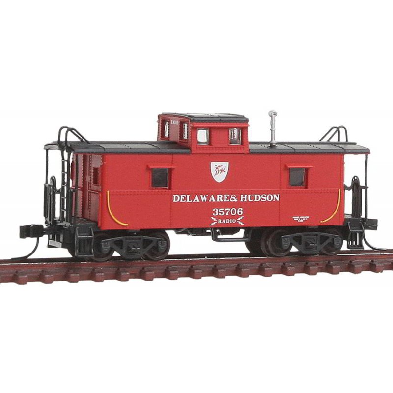 Atlas 50001207 N Delaware & Hudson C&O-Style Steel Cupola Caboose #35706