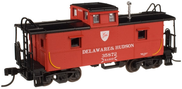 Atlas 50001208 N Delaware & Hudson C&O-Style Steel Cupola Caboose #35872