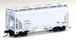 Atlas 50001299 N ACFX 2-Bay Centerflow Hopper - Ready to Run #44694