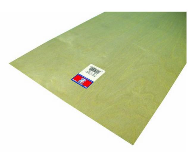 Midwest Products 5243 3/32" x 12" x 24" Birch Plywood Sheet