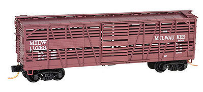 Micro-Trains 03500220 N Milwaukee Road 40' Despatch Stock Car #110301