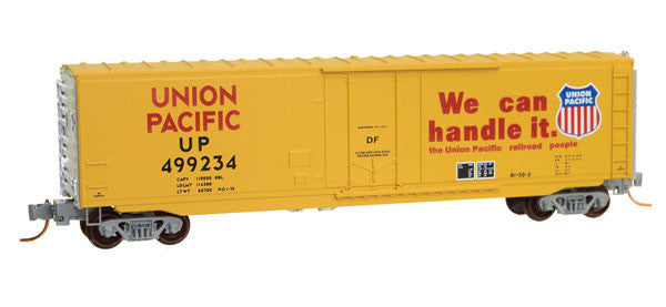 Micro-Trains 03800300 N Union Pacific 50' Steel Plug Door Boxcar #499234