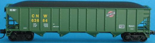 Trainworx Inc 240503 N Chicago & North Western 100T Quad Hopper #63540