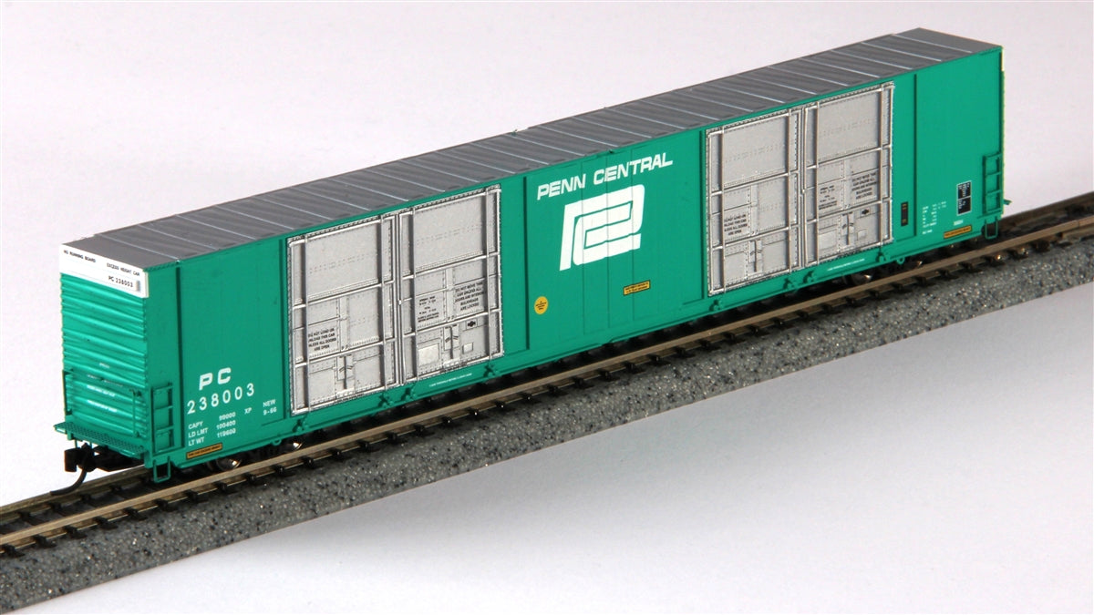 Trainworx 285201 N Penn Central Thrall 86' Hi-Cube Quad-Door Auto #238003