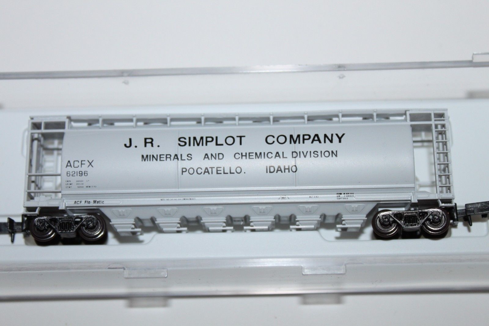 Bowser 37271 N J.R. Simplot Co. ACF Cylindrical Hopper