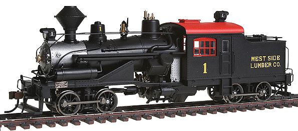 Rivarossi HR2409 HO Westside Lumber Co. 2-Truck Heisler Steam Locomotive #1