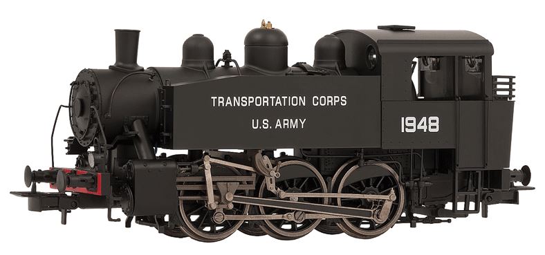 Rivarossi HR2522 HO U.S. Army Transportation S-100 0-6-0 Steam
