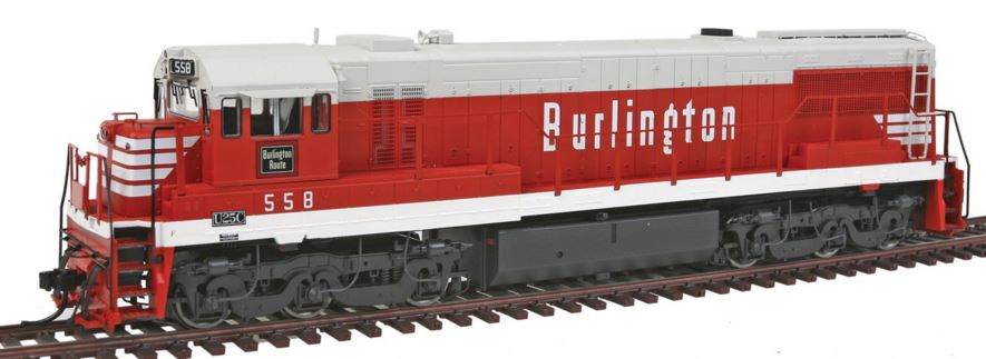 Rivarossi HR2531 HO CB&Q GE U25C Diesel Locomotive w/ Sound & DCC #558