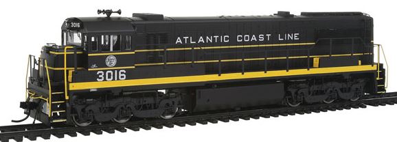 Rivarossi HR2539 HO Atlantic Coast Line GE U25C Diesel Locomotive Sound and DCC