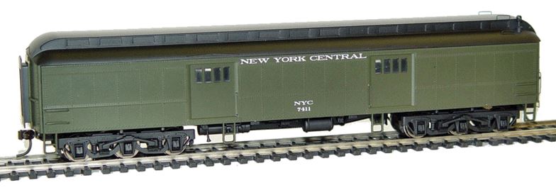 Rivarossi HR4202 HO New York Central 60' Heavyweight Baggage #7411