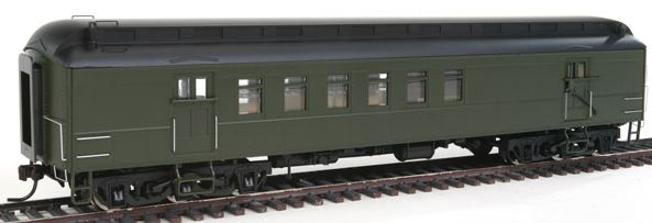 Rivarossi HR4208 HO Painted, Unlettered 60' Heavyweight Railway Post Office