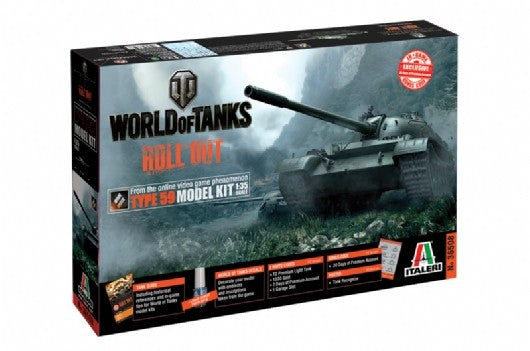 Italeri 37508 1:35 World of Tanks Type 59 Tank Kit