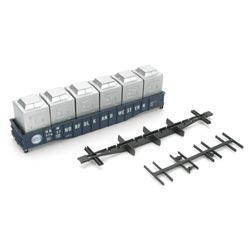 Athearn 1676 HO Norfolk & Western 50' Gondola with Frozen Food Containers Kit