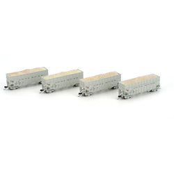 Athearn 22011 N Norfolk Southern 40' Wood Chip Hopper with Load #1 (4)