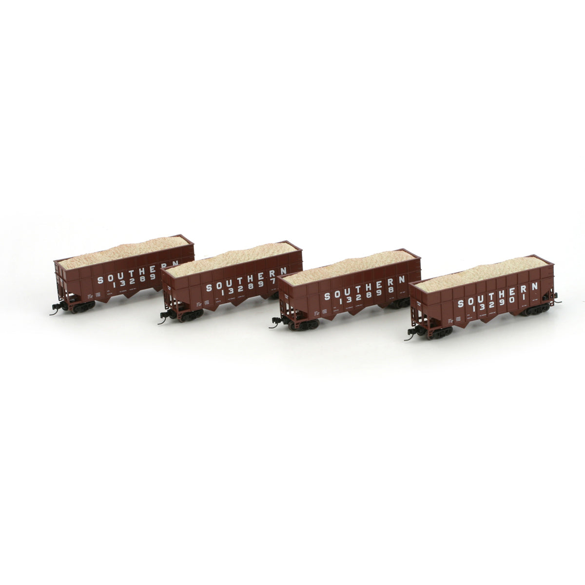 Athearn 22017 N Southern 40' Wood Chip Hopper with Load #1 (4)