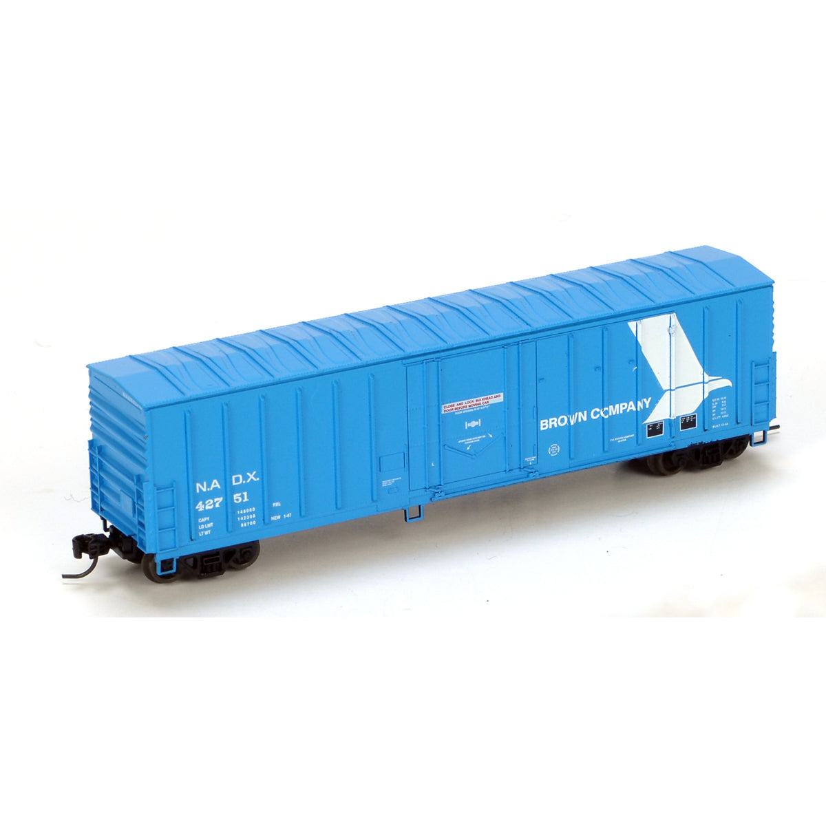 Athearn 22167 N NADX/Brown Company 50' NACC Box #1
