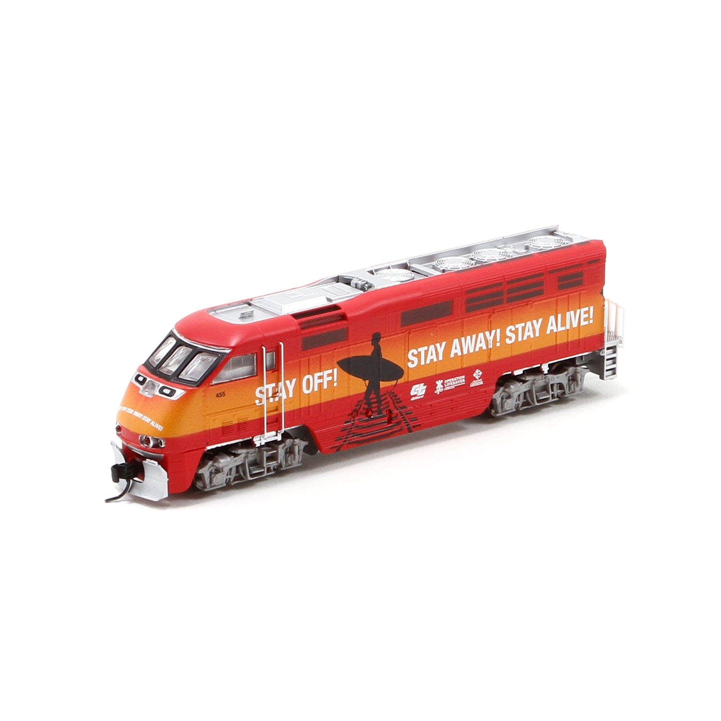 Athearn 23713 N Amtrak F59PHI Operation Lifesaver #455