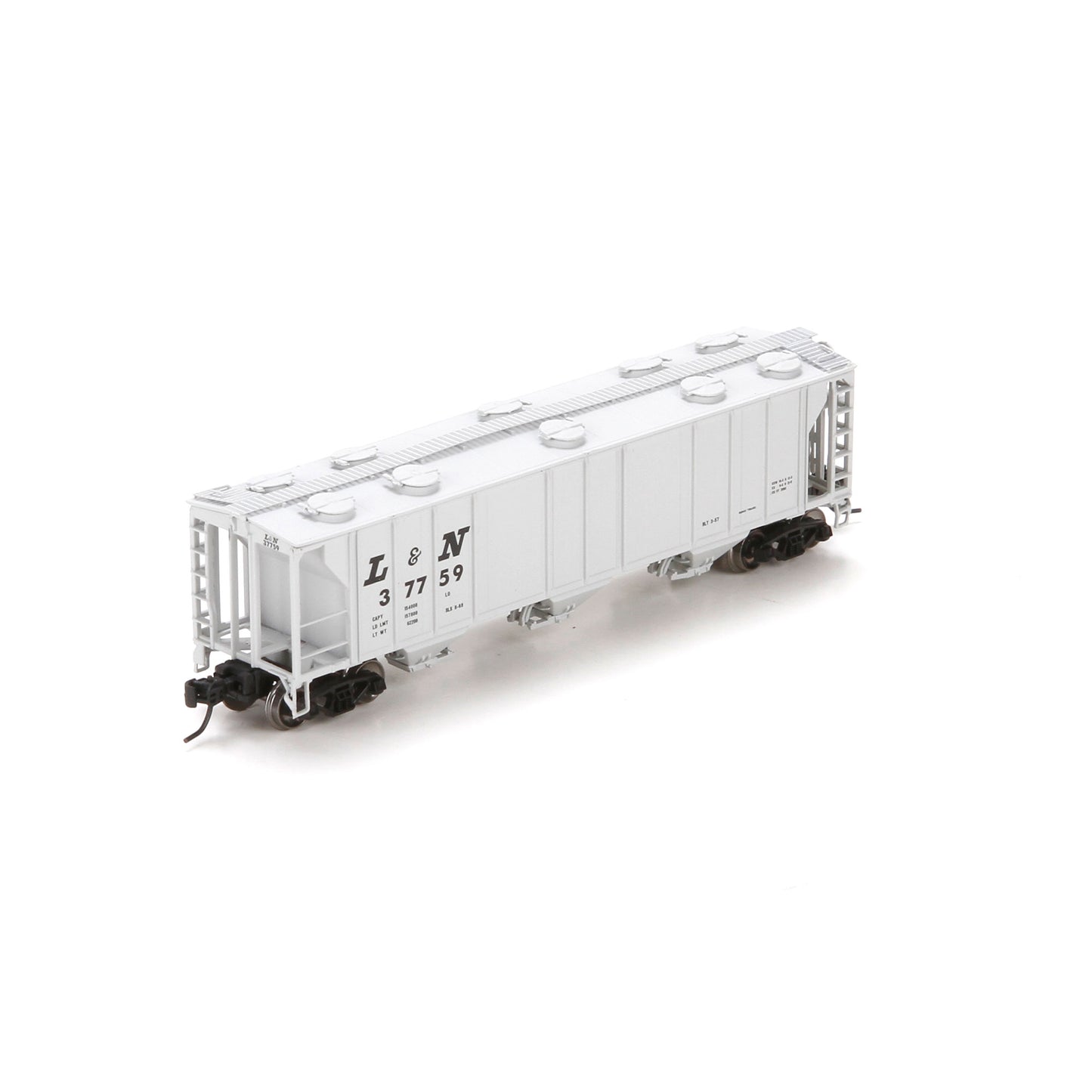 Athearn 23863 N Louisville and Nashville PS-2 2893 3-Bay Covered Hopper #37759