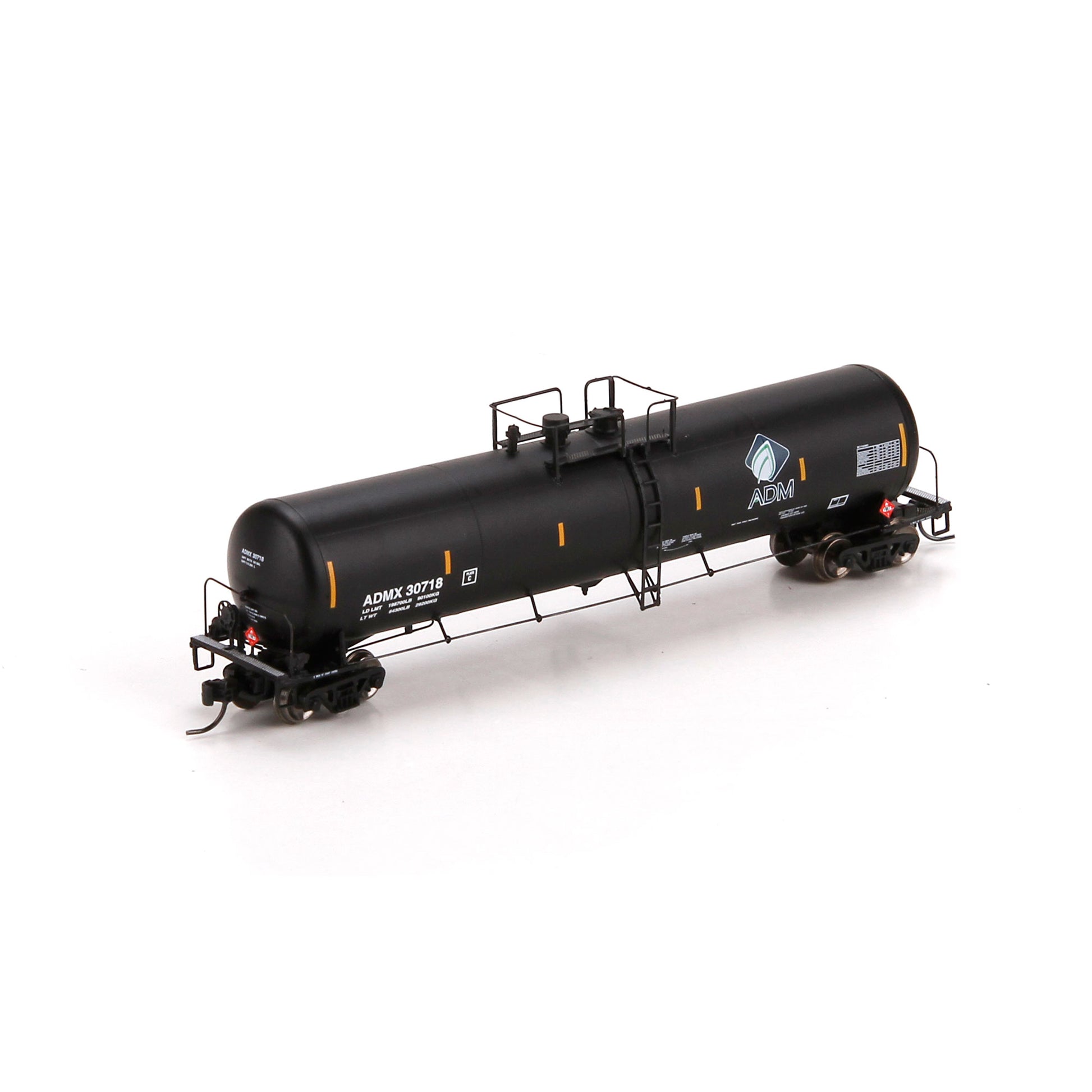 Athearn 24385 N ADM 30,000-Gallon Ethanol Tank Car #30718