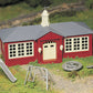 Bachmann 45611 O Plasticville School House With Playground Equipment Kit