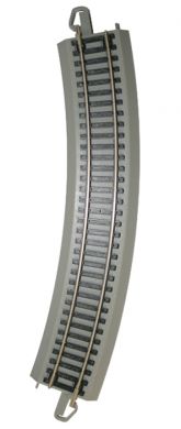 Bachmann 44580 HO Nickel Silver 18" Radius 30 Degree Curved E-Z Track Section