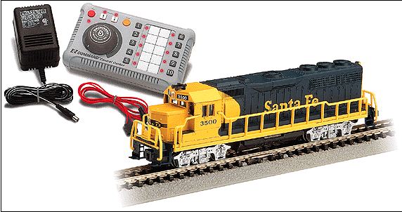Bachmann 44904 HO Santa Fe GP40 Diesel Loco Starter System w/DCC-Equipped