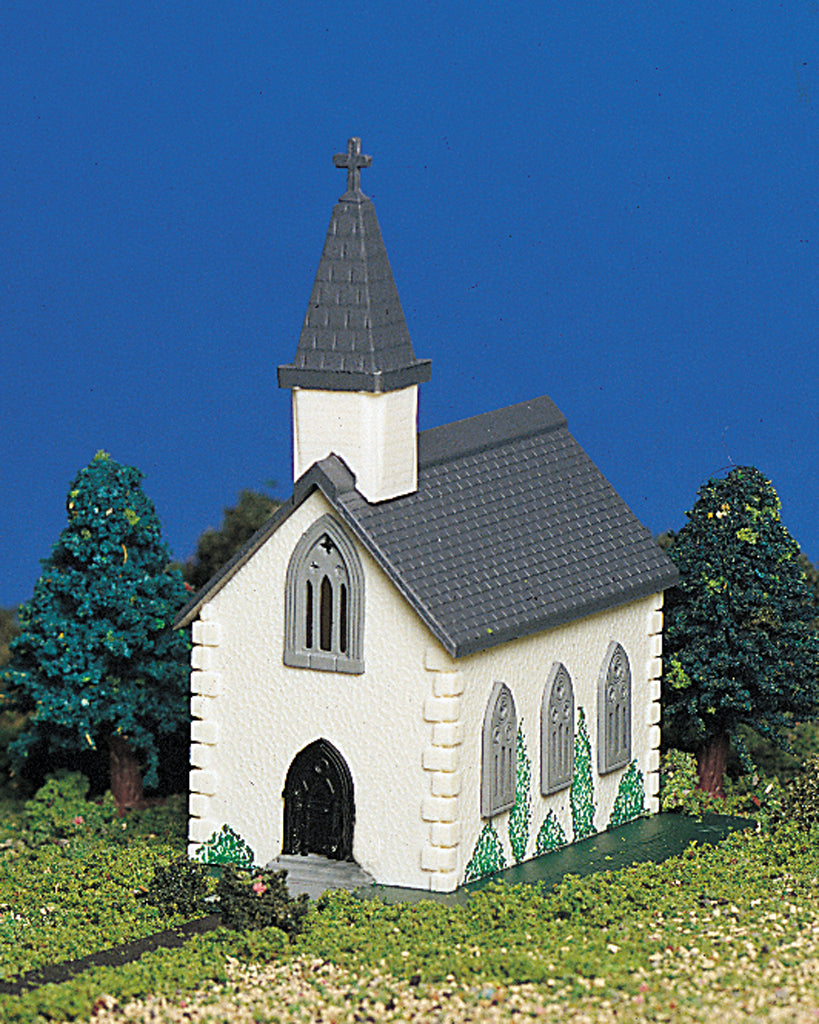 Bachmann 45815 N Plasticville Assembled Country Church Hand Decorated