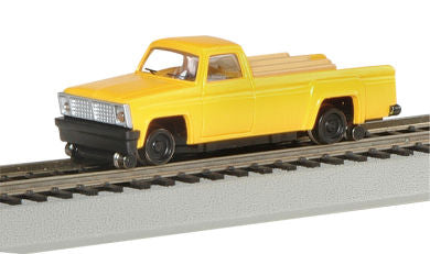 Bachmann 46201 HO Maintenance-of-Way High Railer Pickup Truck - Self-Propelled