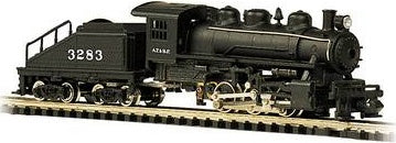 Bachmann 50552 N Santa Fe USRA 0-6-0 Switcher w/Slope-Back Tender Steam Loco