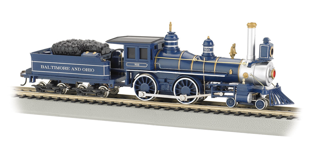 Bachmann 51144 HO Baltimore & Ohio 4-4-0 American Steam Locomotive & Tender