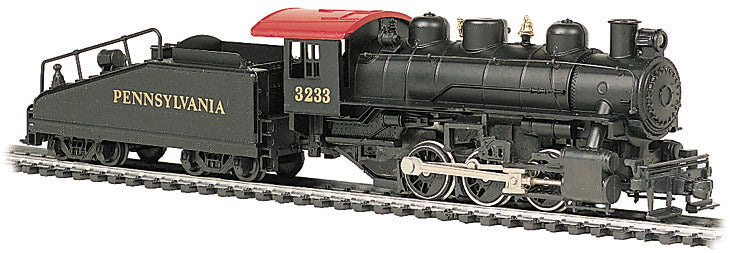 Bachmann 50614 HO Pennsylvania USRA 0-6-0 w/Slope-Back Tender & Smoke #3233