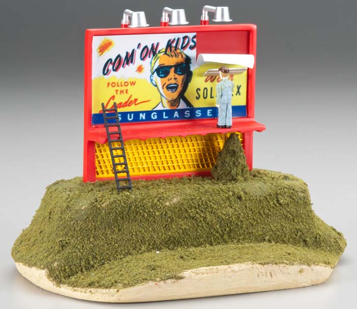 Bachmann 42601 O Plasticville Solarex Sunglasses Operating Billboard