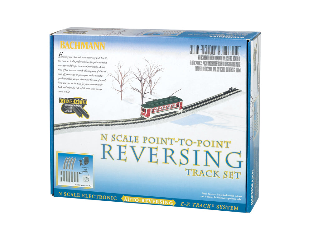 Bachmann 44847 N Nickel Silver Auto-Reversing System E-Z Track Expansion Pack