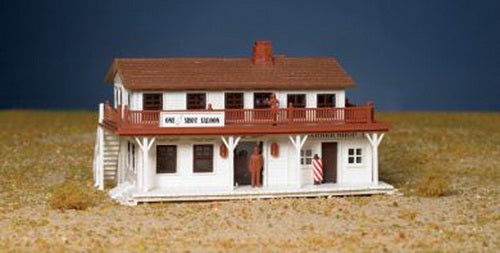 Bachmann 45162 HO Plasticville Saloon and Barber Shop Building Kit