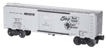 Williams 47046 O Rock Island 40' Steel 3-Rail Boxcar