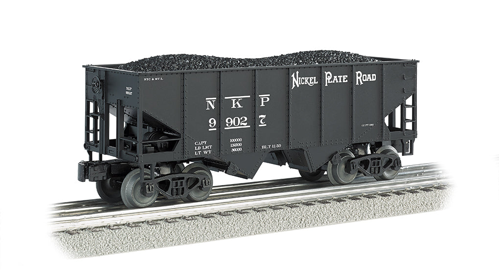 Williams 48206 O Nickel Plate 55-Ton 2-Bay Hopper w/Coal Load