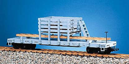 USA Trains 1810 G Maintenance of Way Flat Car with Load