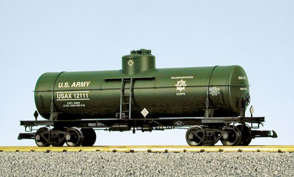 USA Trains R15125 G U.S. Army 10,000-Gallon Tank Car #12111