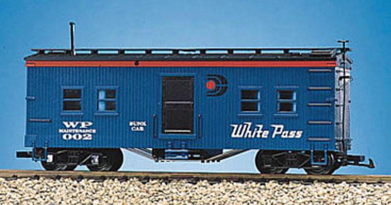 USA Trains 1838 G White Pass Bunk Car